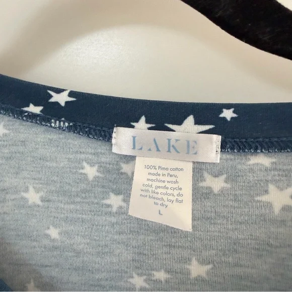NWOT / Lake Pima Weekend Nightgown in Navy Star Print - Picture 3 of 3